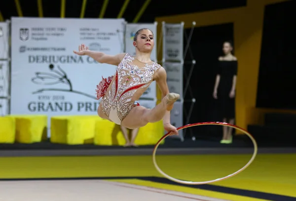 Ritmik Jimnastik Grand Prix "Deriugina Kupası" Kiev, Ukrayna — Stok fotoğraf