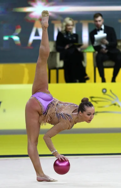 Grand Prix der Rhythmischen Sportgymnastik "deriugina cup" in Kyiv, Ukraine — Stockfoto