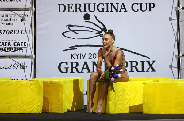 Grand Prix der Rhythmischen Sportgymnastik "deriugina cup" in Kyiv, Ukraine — Stockfoto