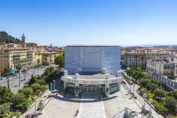 Národní divadlo z města Nice (Theatre National de Nice), Fra — Stock fotografie