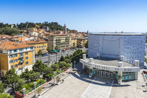 Національний театр міста Ніцци (театр національної de Nice), Франції — стокове фото