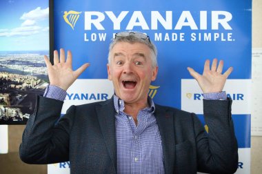 Ryanair Kiev-Boryspil Havalimanı, Ukrayna basın toplantısında