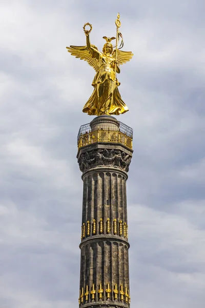 Coluna da Vitória (Siegessaeule) em Berlim, Alemanha — Fotografia de Stock