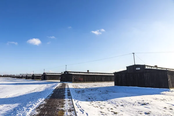 Majdanek 集中营在卢布林，波兰 — 图库照片