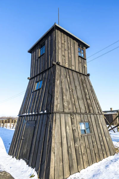 Majdanek 集中营在卢布林，波兰 — 图库照片