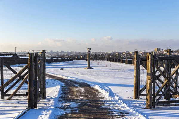 Majdanek Konzentrationslager in Lublin, Polen — Stockfoto