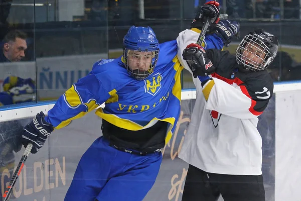 2018 Campeonato Mundial de Hóquei no Gelo Sub-18 Div 1, Kiev, Ucrânia — Fotografia de Stock