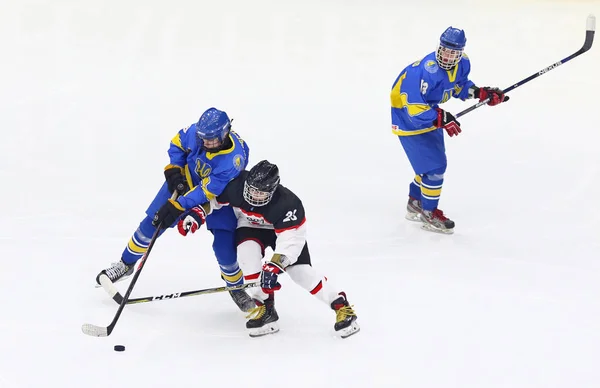 2018 eishockey u18 weltmeisterschaft div 1, kiw, ukraine — Stockfoto