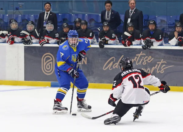Чемпионат мира по хоккею с шайбой U18 Div 1, Киев, Украина — стоковое фото