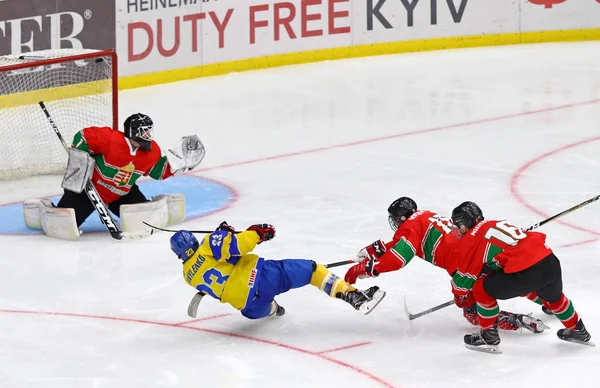 2018 Campeonato Mundial de Hóquei no Gelo Sub-18 Div 1, Kiev, Ucrânia — Fotografia de Stock