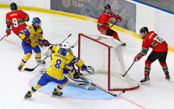 2018 Campeonato Mundial de Hóquei no Gelo Sub-18 Div 1, Kiev, Ucrânia — Fotografia de Stock