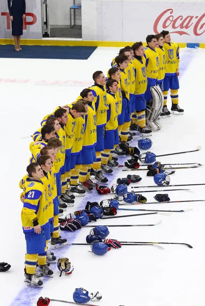 2018 Hockey su ghiaccio U18 World Championship Div 1, Kiev, Ucraina — Foto Stock