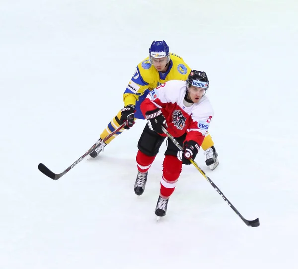 Хокей 2017 світового чемпіонату Div 1 в Києві — стокове фото
