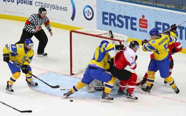 아이스 하 키 2017 세계 선수권 Div 1 키예프, 우크라이나 — 스톡 사진