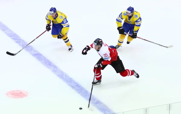 冰上曲棍球 2017年世界冠军 Div 1 在基辅，乌克兰 — 图库照片