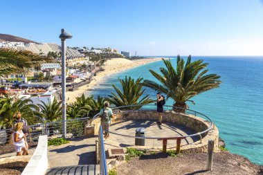 Morro Jable plajı, Fuerteventura adası, Kanarya Adaları, İspanya