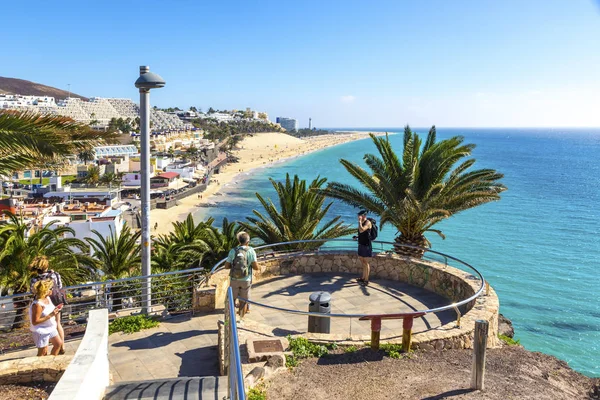 Playa Morro Jable, Isla de Fuerteventura, Islas Canarias, España — Foto de Stock