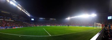 Çek Cumhuriyeti Prag 'daki Eden Arena' nın panoramik görüntüsü