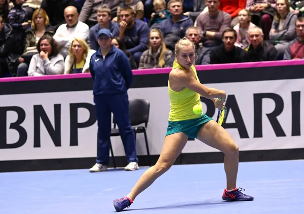 Fedcup Tenis: Ukrayna v Avustralya Kharkiv, Ukrayna — Stok fotoğraf