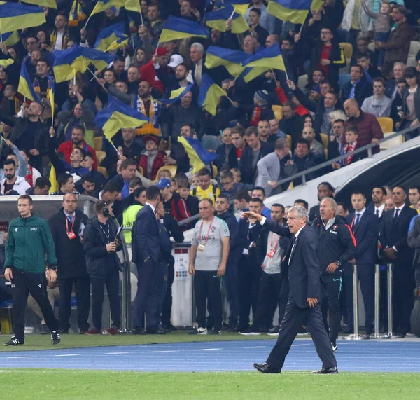 Uefa Euro 2020 Προκριματικός γύρος: Ουκρανία - Πορτογαλία — Φωτογραφία Αρχείου