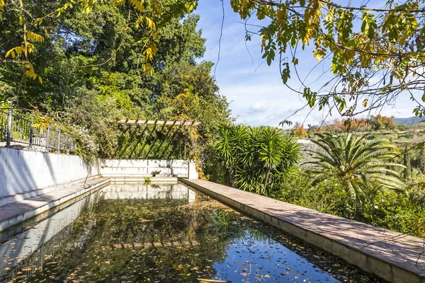 Botanische tuin (Jardin Botanico La Concepcion) in Malaga, Spai — Stockfoto