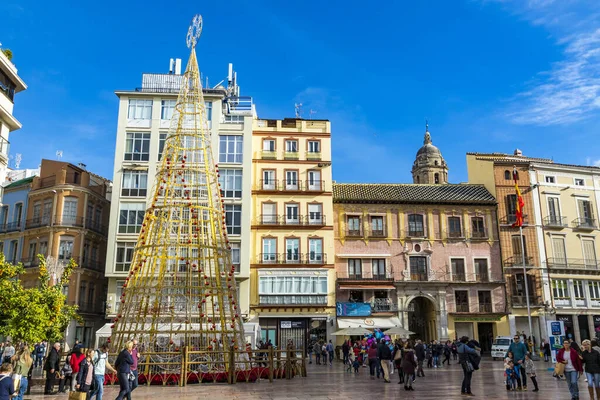 Place principale (Plaza de la Constitucion) à Malaga, Espagne — Photo