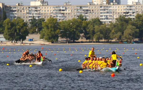 2019 Icf Dragon Boat Club Dünya Şampiyonası Ukrayna 'nın başkenti Kyiv' de. — Stok fotoğraf
