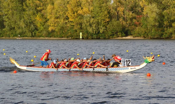 2019 ICF Dragon Boat Club Crew World Championships in Kyiv, Ukraine — Stock Photo, Image