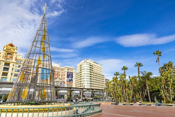 Plaza de la Marina in Malaga city, Spain — Stock Photo, Image