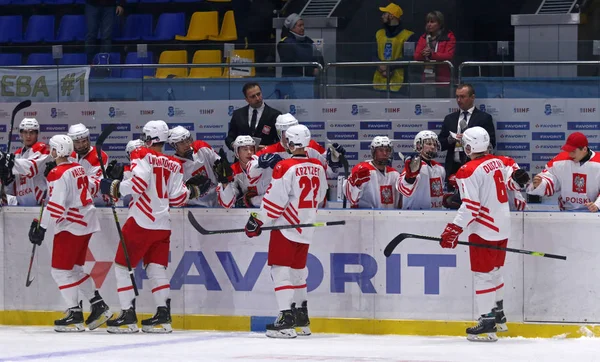 IIHF 2020 Hockey su ghiaccio U20 World Championship Div 1 Gruppo B — Foto Stock