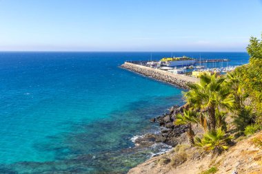 Morro Jable plajı, Fuerteventura adası, Kanarya Adaları, İspanya