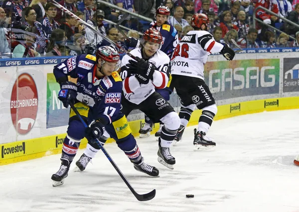 Deutsche Eishockey Liga: Eisbaren Berlin kontra Kolner Haie in Berlin — Stock Fotó