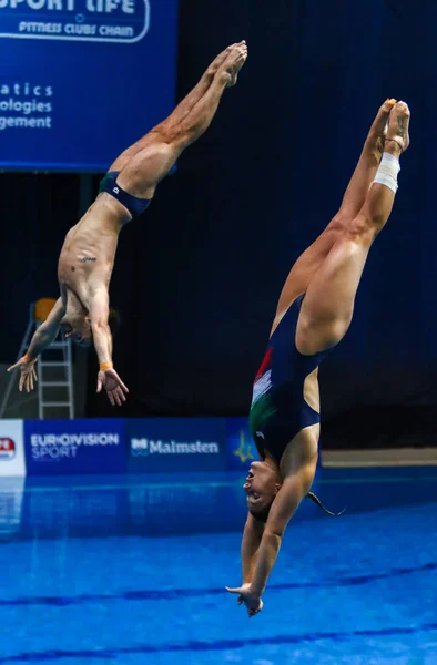 Wassersprung-Europameisterschaft 2019 in Kyiv, Ukraine — Stockfoto