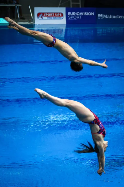 Campeonato Europeo de Buceo 2019 en Kiev, Ucrania — Foto de Stock