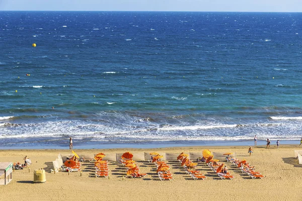 Maspalomas Beach, Gran Canaria island, Canary islands, Spain — Stock Photo, Image