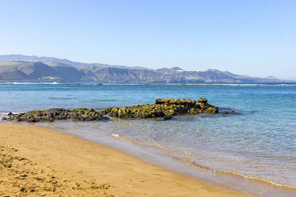 Plaża Las Canteras w Las Palmas de Gran Canaria, Hiszpania — Zdjęcie stockowe