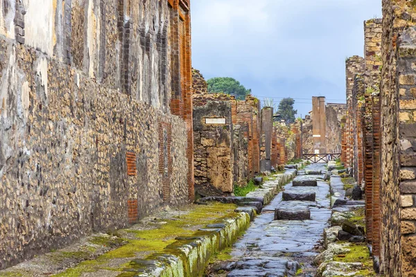 Starożytnego rzymskiego miasta Pompeje, Włochy — Zdjęcie stockowe