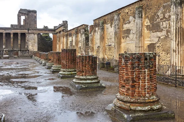 Antika romerska staden Pompei, Italien — Stockfoto