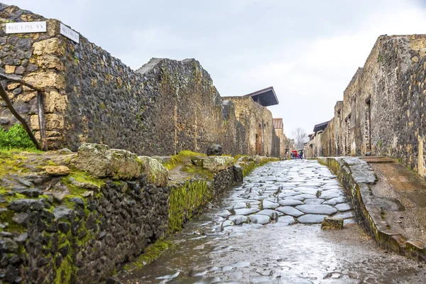 Ókori római város, Pompei, Olaszország — Stock Fotó