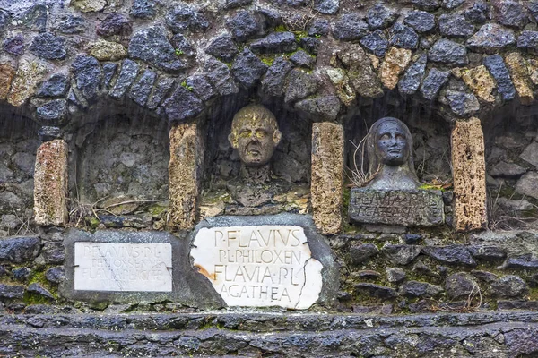 Rovine dell'antica città romana di Pompei, Italia — Foto Stock