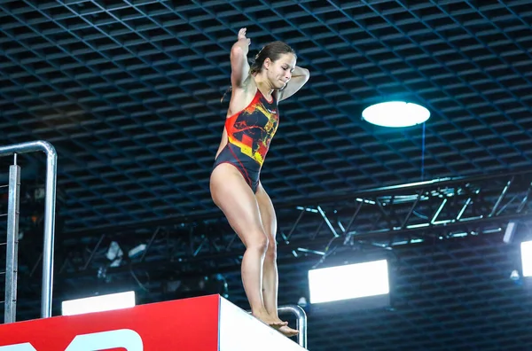 Kyiv Ukraine Agosto 2019 Maria Kurjo Alemanha Apresenta Durante Final — Fotografia de Stock