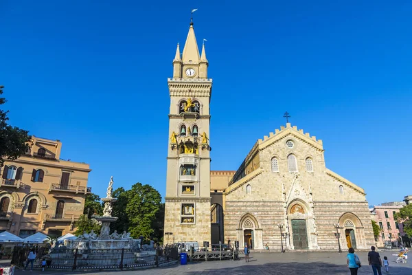 Messine Italie Mai 2018 Cathédrale Messine Est Une Cathédrale Catholique — Photo