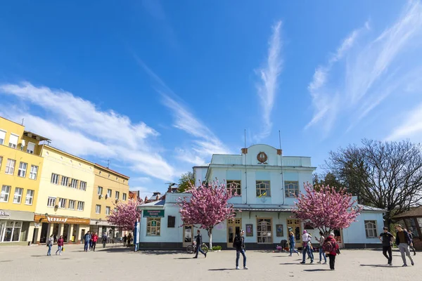 Uzhhorod Ukraine April 2019 Building Transcarpathian Regional Academic Puppet Theater — Stock Photo, Image