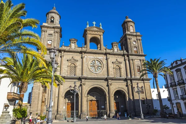 Catedral Santa Ana Uma Igreja Católica Romana Localizada Las Palmas — Fotografia de Stock