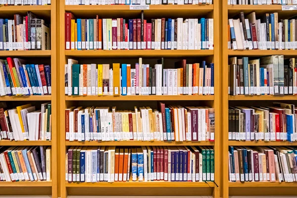 Ateny Grecja Grudnia 2019 Wnętrza Nowego Budynku Biblioteki Narodowej Grecji Zdjęcie Stockowe