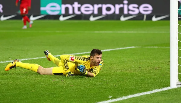 Berlim Alemanha Setembro 2017 Goleiro Rune Jarstein Hertha Bsc Berlin — Fotografia de Stock