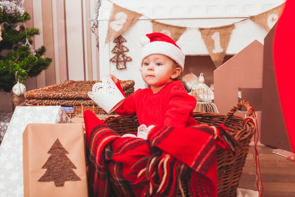 お祝いクリスマスの装飾 — ストック写真