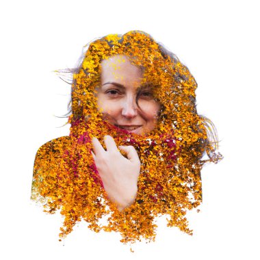 Çift pozlama sonbahar