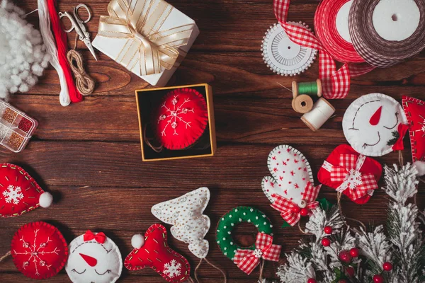 Voelde kerstversiering — Stockfoto