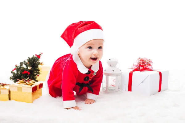 Santa meisje van de baby — Stockfoto